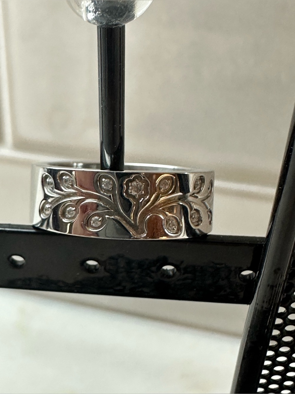 Stainless Steel “HOPE” Ring, Size 10